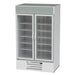 Beverage-Air MMR44HC-1-W-IQ 47" Marketmax® Two Section Glass Door Merchandiser - (2) Left/right Hinge Swing Doors, White, 115v-cityfoodequipment.com
