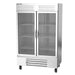 Beverage-Air FB49HC-1G 52" Vista® Two Section Reach In Freezer, (2) Left/Right Hinge Glass Doors, 115v-cityfoodequipment.com