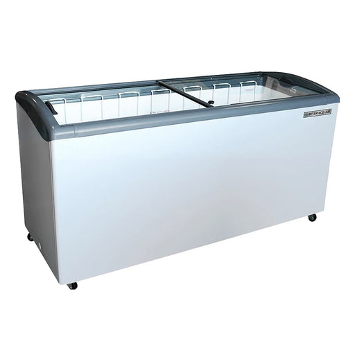 Beverage-Air NC68HC-1-W 68 1/10" Mobile Ice Cream Freezer w/ 7 Baskets - White, 115v-cityfoodequipment.com