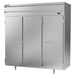 Beverage-Air PR3HC-1AS 78" Three Section Reach In Refrigerator, (3) Left/Right Hinge Solid Doors, 115v-cityfoodequipment.com