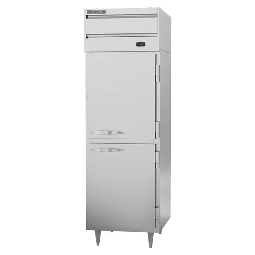 Beverage-Air PR1HC-1AHS 26" One Section Reach In Refrigerator, (2) Right Hinge Solid Doors, 115v-cityfoodequipment.com
