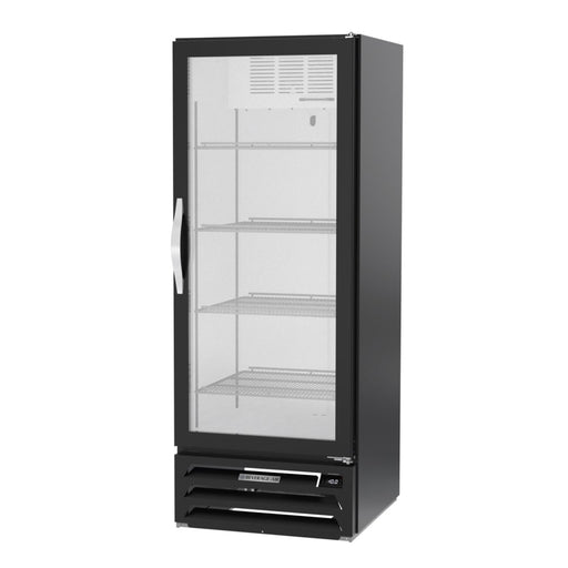 Beverage-Air MMF12HC-1-B 24 1/8" One Section Display Freezer w/ Swing Door - Bottom Mount Compressor, Black, 115v-cityfoodequipment.com