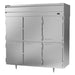 Beverage-Air PR3HC-1AHS 78" Three Section Reach In Refrigerator, (6) Left/Right Hinge Solid Doors, 115v-cityfoodequipment.com