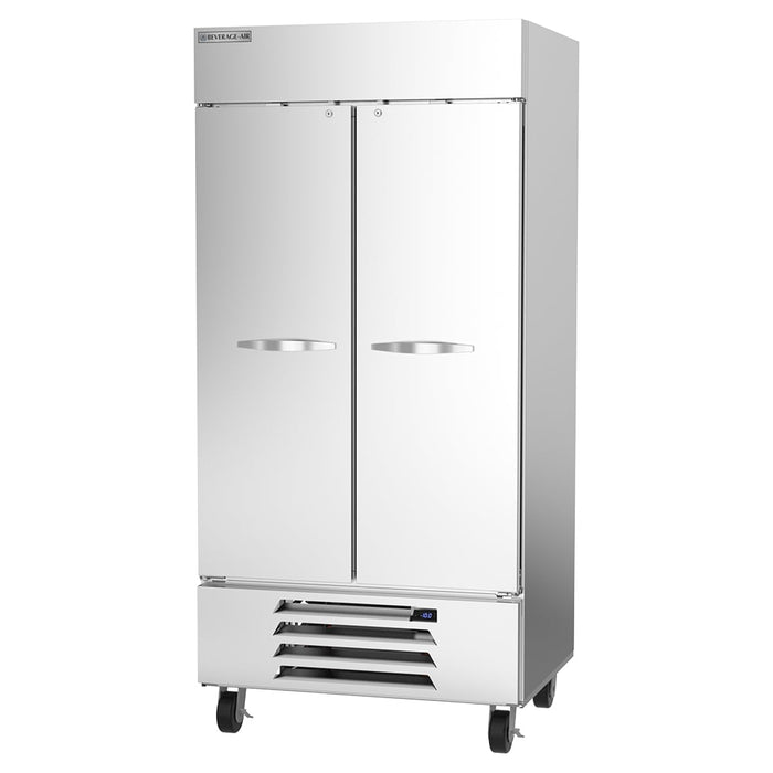 Beverage-Air HBF35HC-1 39 1/2" Horizon Series Two Section Reach In Freezer, (2) Left/Right Hinge Solid Doors, 115v-cityfoodequipment.com