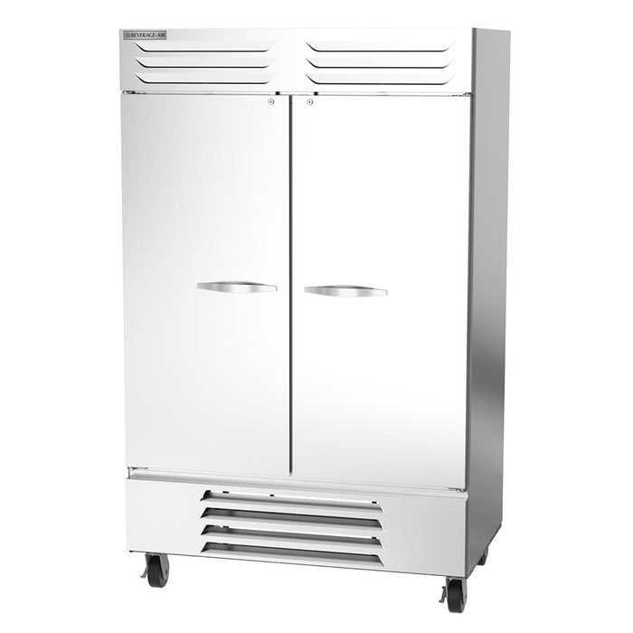 Beverage-Air FB49HC-1S 52" Vista® Two Section Reach In Freezer, (2) Left/Right Hinge Solid Doors, 115v-cityfoodequipment.com