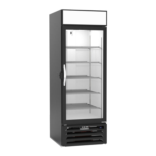 Beverage-Air MMF23HC-1-B-IQ 27" One Section Display Freezer w/ Swing Door - Bottom Mount Compressor, Black, 115v-cityfoodequipment.com