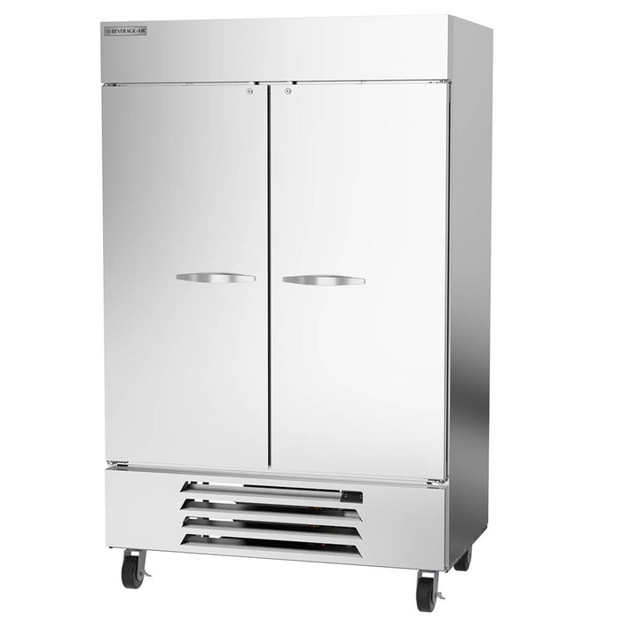 Beverage-Air HBF49HC-1 52" Horizon Series Two Section Reach In Freezer, (2) Left/Right Hinge Solid Doors, 115v-cityfoodequipment.com