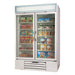 Beverage-Air MMR49HC-1-W-IQ 52" Marketmax® Two Section Glass Door Merchandiser - (2) Left/right Hinge Swing Doors, White, 115v-cityfoodequipment.com