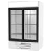 Beverage-Air MMR45HC-1-W 52" Marketmax® Two Section Glass Door Merchandiser - (2) Sliding Doors, White, 115v-cityfoodequipment.com
