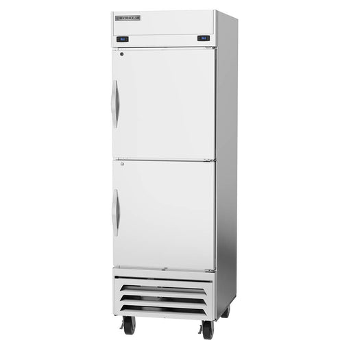 Beverage-Air HBRF23HC-1-A 27 1/4" Horizon Series One Section Commercial Combo Refrigerator Freezer - Solid Doors, Dual Temp, 1-cityfoodequipment.com