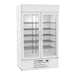 Beverage-Air MMF44HC-1-W 47" Two Section Display Freezer W/ Swing Doors - Bottom Mount Compressor, White, 115v-cityfoodequipment.com