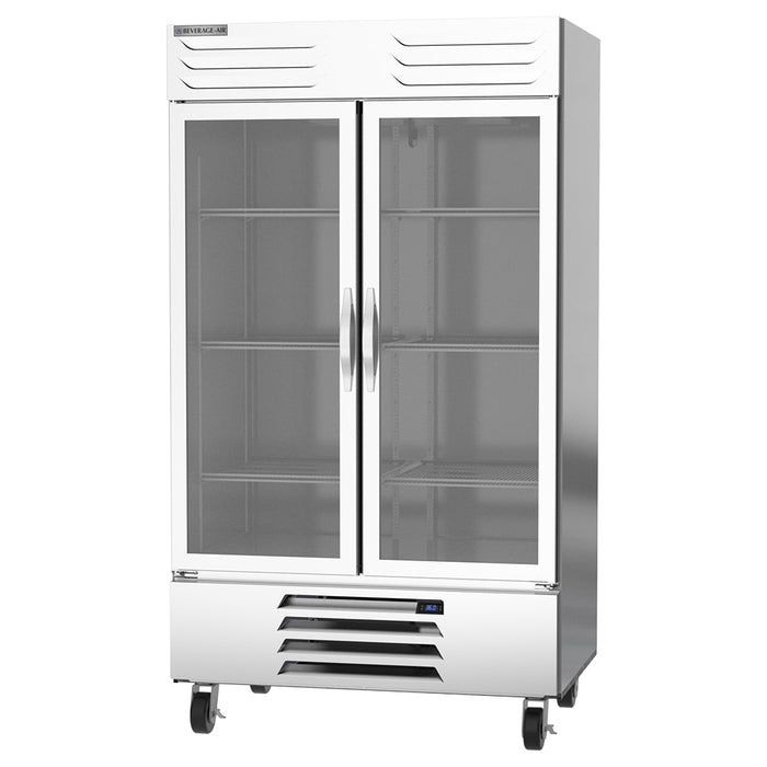 Beverage-Air FB44HC-1G 47" Vista® Two Section Reach In Freezer, (2) Left/Right Hinge Glass Doors, 115v-cityfoodequipment.com