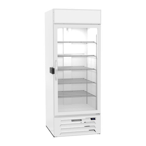 Beverage-Air MMF27HC-1-W-IQ 30" One Section Display Freezer w/ Swing Door - Bottom Mount Compressor, White, 115v-cityfoodequipment.com