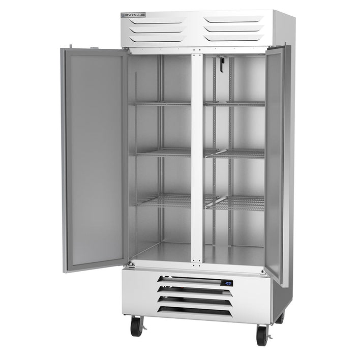 Beverage-Air FB35HC-1S 39 1/2" Vista® Two Section Reach In Freezer, (2) Left/Right Hinge Solid Doors, 115v-cityfoodequipment.com