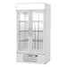 Beverage-Air MMR35HC-1-W 39 1/2" Marketmax® Two Section Glass Door Merchandiser - (2) Left/right Hinge Doors, White, 115v-cityfoodequipment.com