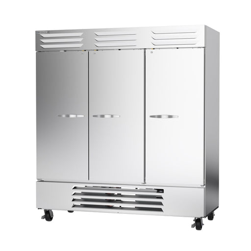 Beverage-Air FB72HC-1S 75" Vista® Three Section Reach In Freezer, (3) Left/Right/Right Solid Doors, 115v-cityfoodequipment.com