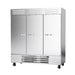 Beverage-Air FB72HC-1S 75" Vista® Three Section Reach In Freezer, (3) Left/Right/Right Solid Doors, 115v-cityfoodequipment.com