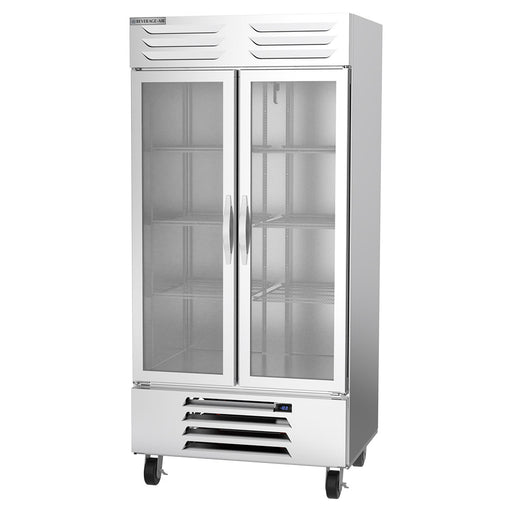 Beverage-Air FB35HC-1G 39 1/2" Vista® Two Section Reach In Freezer, (2) Left/Right Hinge Glass Doors, 115v-cityfoodequipment.com