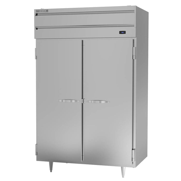 Beverage-Air PR2HC-1AS 52" Two Section Reach In Refrigerator, (2) Left/Right Hinge Solid Doors, 115v-cityfoodequipment.com