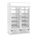 Beverage-Air MMRF49HC-1-A-WW 52" Marketmax® Two Section Glass Door Merchandiser - (2) Left/right Hinge Doors, White, 115v-cityfoodequipment.com
