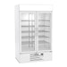 Beverage-Air MMF44HC-1-W-IQ 47" Two Section Display Freezer W/ Swing Doors - Bottom Mount Compressor, White, 115v-cityfoodequipment.com
