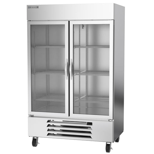 Beverage-Air HBF49HC-1-G 52" Horizon Series Two Section Reach In Freezer, (2) Left/Right Hinge Glass Doors, 115v-cityfoodequipment.com