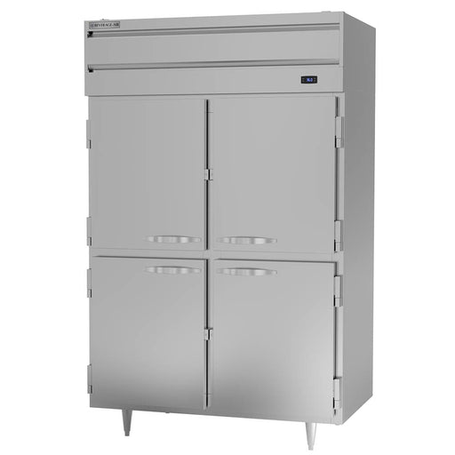 Beverage-Air PR2HC-1AHS 52" Two Section Reach In Refrigerator, (4) Left/Right Hinge Solid Doors, 115v-cityfoodequipment.com