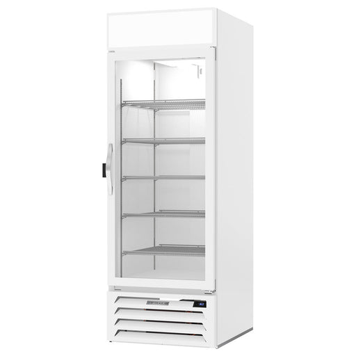 Beverage-Air MMF23HC-1-W-IQ 27" One Section Display Freezer w/ Swing Door - Bottom Mount Compressor, White, 115v-cityfoodequipment.com