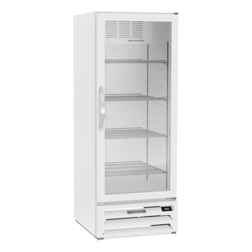 Beverage-Air MMF12HC-1-W 24 1/8" One Section Display Freezer w/ Swing Door - Bottom Mount Compressor, White, 115v-cityfoodequipment.com