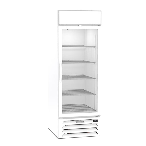 Beverage-Air MMF23HC-1-W 27" One Section Display Freezer w/ Swing Door - Bottom Mount Compressor, White, 115v-cityfoodequipment.com