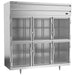 Beverage-Air PR3HC-1BHG 78" Three Section Reach In Refrigerator, (6) Left/Right Hinge Glass Doors, 115v-cityfoodequipment.com