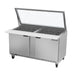 Beverage-Air SPE60HC-24M-STL 60" Hydrocarbon Series Mega Top Sandwich/salad Prep Table W/ Refrigerated Base, 115v-cityfoodequipment.com