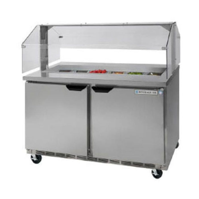 Beverage-Air SPE48HC-12-SNZ 48" Hydrocarbon Series Sandwich/salad Prep Table W/ Refrigerated Base, 115v-cityfoodequipment.com
