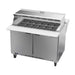 Beverage-Air SPE48HC-18M-DS 48" Hydrocarbon Series Mega Top Dual Sided Sandwich/salad Prep Table W/ Refrigerated Base, 115v-cityfoodequipment.com