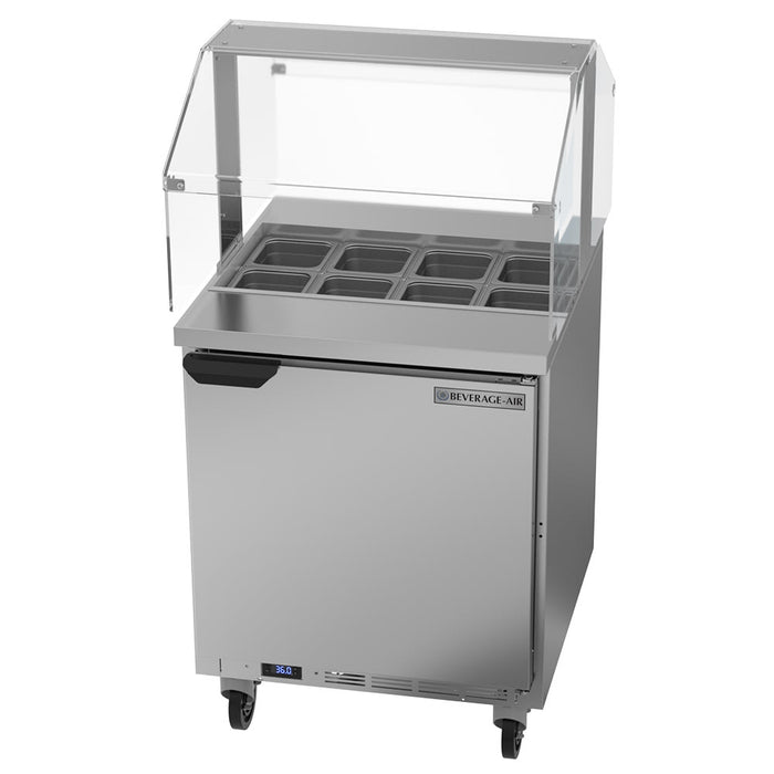 Beverage-Air SPE27HC-SNZ 27" Hydrocarbon Series Sandwich/salad Prep Table W/ Refrigerated Base, 115v-cityfoodequipment.com
