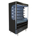 Beverage-Air VMHC-18-1-B 52" Vertical Open Air Cooler W/ (6) Levels - Black, 115v-cityfoodequipment.com