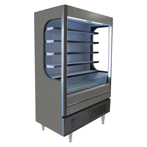 Beverage-Air VMHC18-1-G 52" Vertical Open Air Cooler W/ (6) Levels - Gray, 115v-cityfoodequipment.com