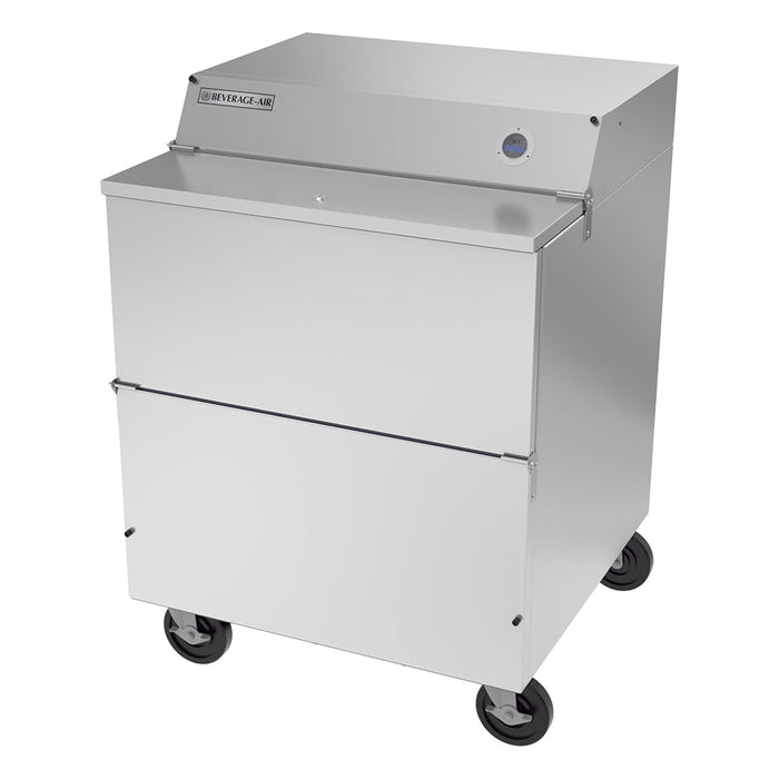 Beverage-Air SMF34HC-1-S Milk Cooler W/ Top & Side Access - (512) Half Pint Carton Capacity, 115v-cityfoodequipment.com