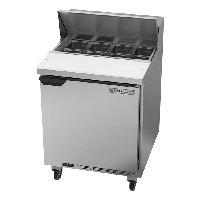 Beverage-Air SPE27HC-B 27" Hydrocarbon Series Sandwich/salad Prep Table W/ Refrigerated Base, 115v-cityfoodequipment.com