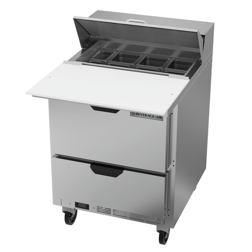 Beverage-Air SPED27HC-C 27" Hydrocarbon Series Sandwich/salad Prep Table W/ Refrigerated Base, 115v-cityfoodequipment.com