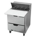 Beverage-Air SPED27HC-C 27" Hydrocarbon Series Sandwich/salad Prep Table W/ Refrigerated Base, 115v-cityfoodequipment.com