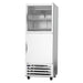 Beverage-Air RI18HC-HGS 27 1/4" One Section Reach In Refrigerator, (1) Glass Door, (1) Solid Door, Right Hinge, 115v-cityfoodequipment.com