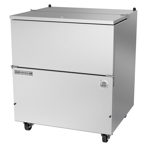 Beverage-Air SM34HC-S Milk Cooler W/ Top & Side Access - (512) Half Pint Carton Capacity, 115v-cityfoodequipment.com