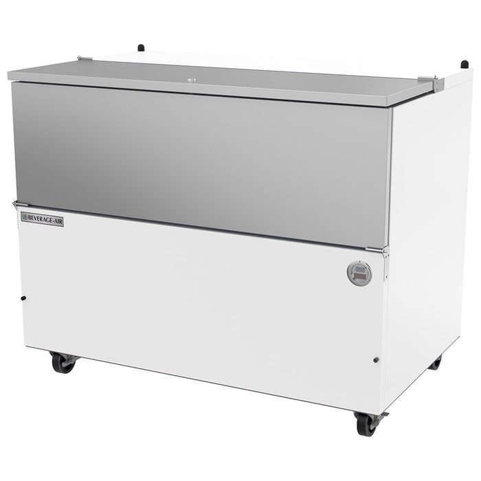 Beverage-Air SM49HC-W Milk Cooler W/ Top & Side Access - (768) Half Pint Carton Capacity, 115v-cityfoodequipment.com