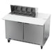 Beverage-Air SPE48HC-08C 48" Hydrocarbon Series Sandwich/salad Prep Table W/ Refrigerated Base, 115v-cityfoodequipment.com