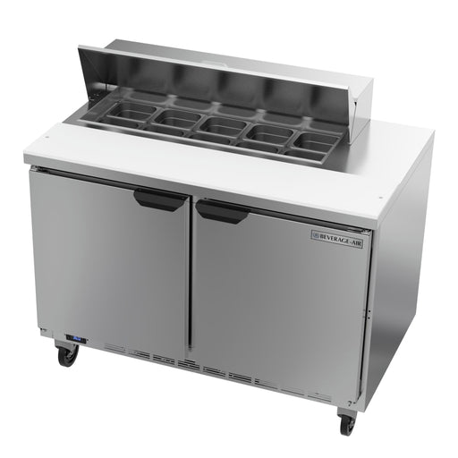Beverage-Air SPE48HC-10 48" Hydrocarbon Series Sandwich/salad Prep Table W/ Refrigerated Base, 115v-cityfoodequipment.com
