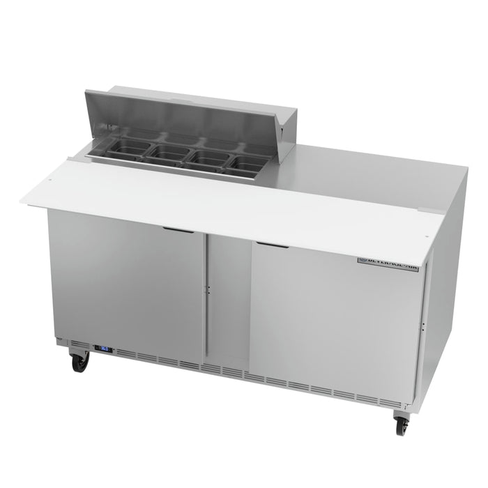Beverage-Air SPE60HC-08C 60" Hydrocarbon Series Sandwich/salad Prep Table W/ Refrigerated Base, 115v-cityfoodequipment.com