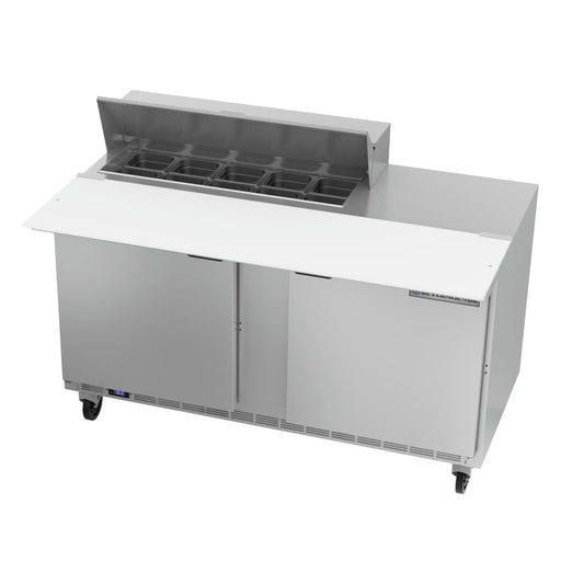Beverage-Air SPE60HC-10C 60" Hydrocarbon Series Sandwich/salad Prep Table W/ Refrigerated Base, 115v-cityfoodequipment.com