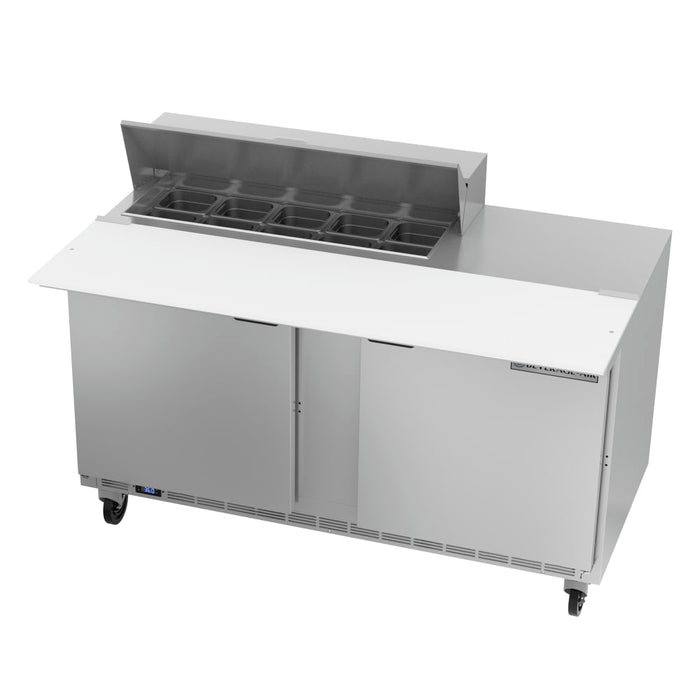 Beverage-Air SPE60HC-10C 60" Hydrocarbon Series Sandwich/salad Prep Table W/ Refrigerated Base, 115v-cityfoodequipment.com