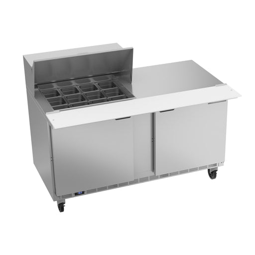 Beverage-Air SPE60HC-12M 60" Hydrocarbon Series Mega Top Sandwich/salad Prep Table W/ Refrigerated Base, 115v-cityfoodequipment.com